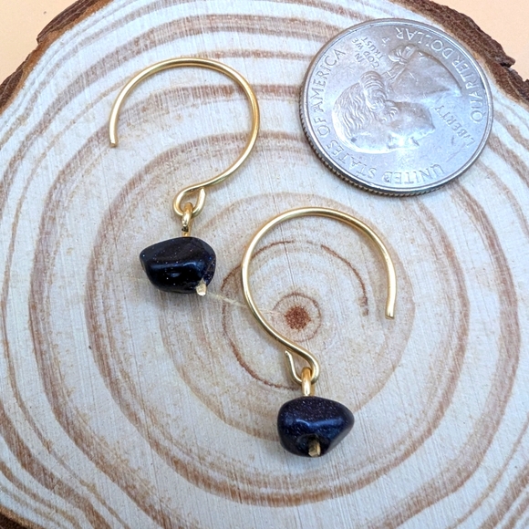 Handmade gemstone earrings - Picture 3 of 5